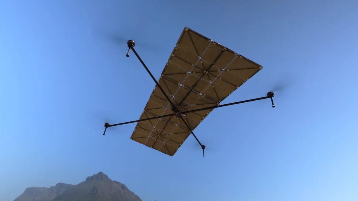 Man shares how he built a 100% solar drone that can fly for hours and hours