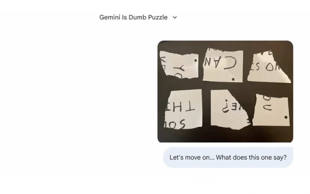 To see what today’s AI models are really made of, one YouTuber threw Gemini 3 into a challenge built around messy, fragmented image puzzles.