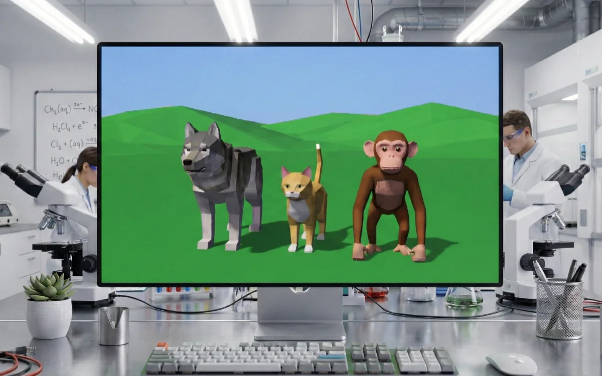 These AI creatures started blind and ended up with working eyes without anyone teaching them how