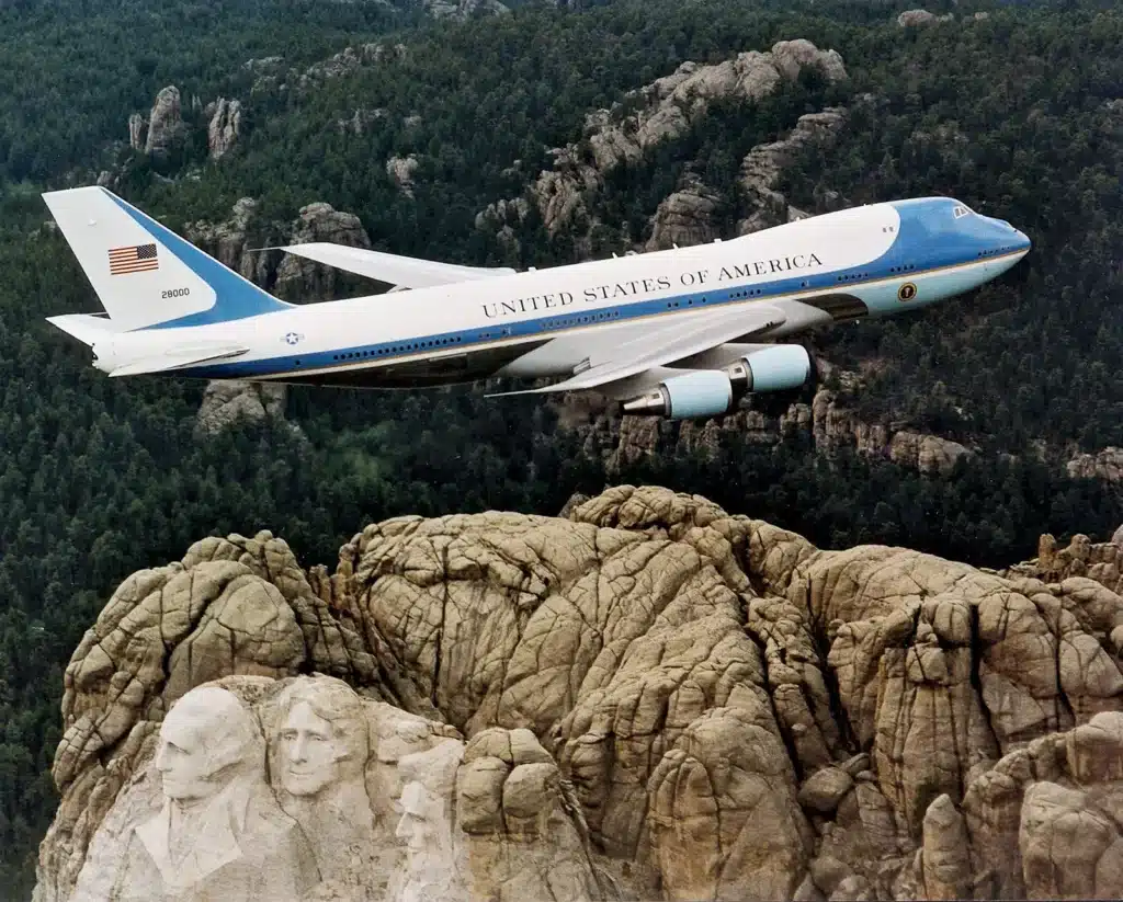 President Barack Obama meets with staff aboard US President's $3.2billion Air Force One plane is a flying fortress with world's most advanced technology