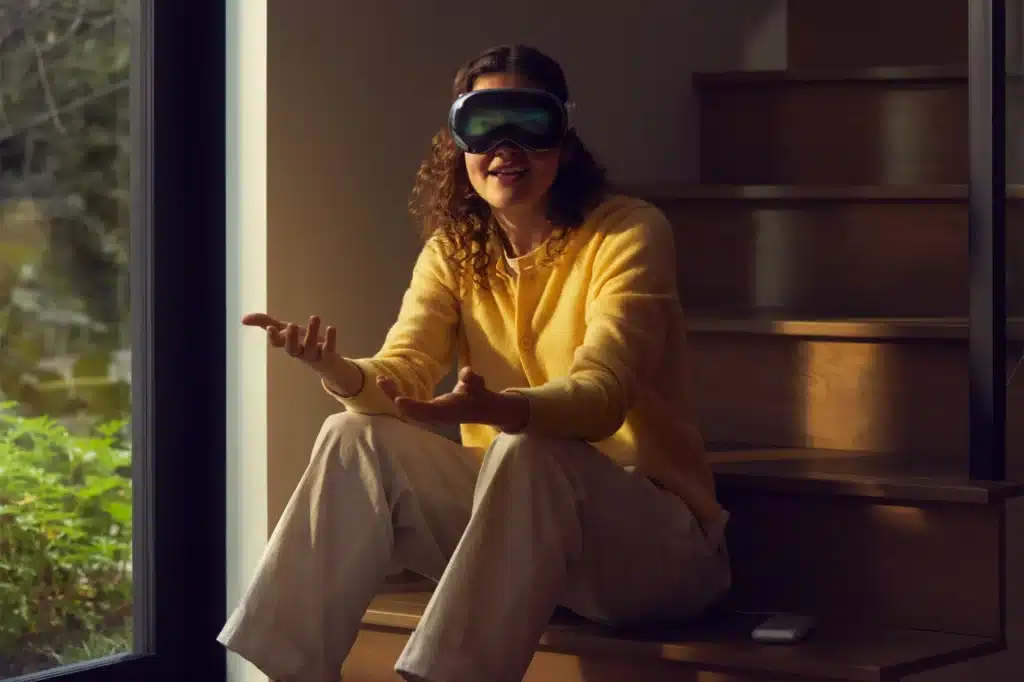 POV video shows how the Apple Vision glasses work in public