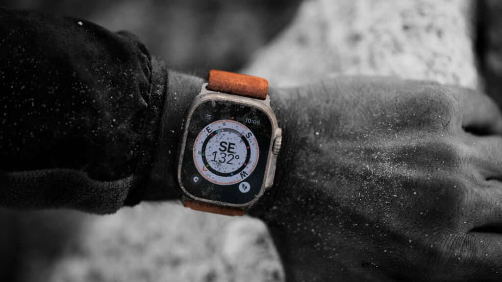 Apple Watch Ultra on wrist