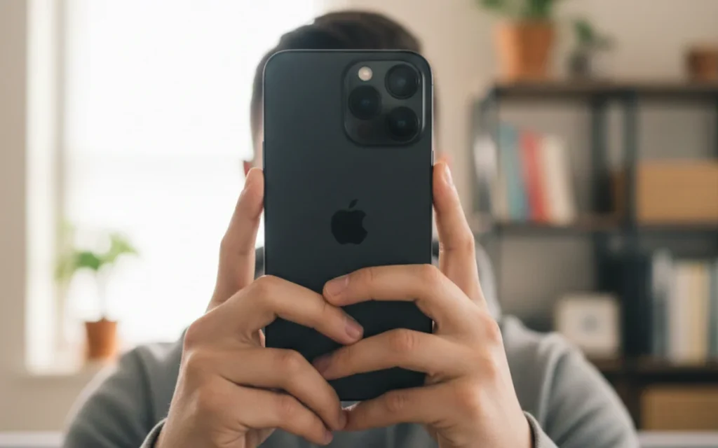 Man caught an iPhone user 'licking' their phone in public but later found out it's a virtually unknown feature