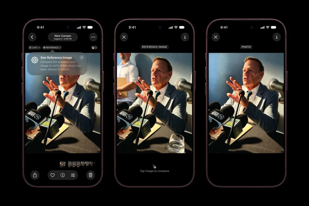 Apple creates a way for to conclusively proof if a photo is real or if it's AI-generated