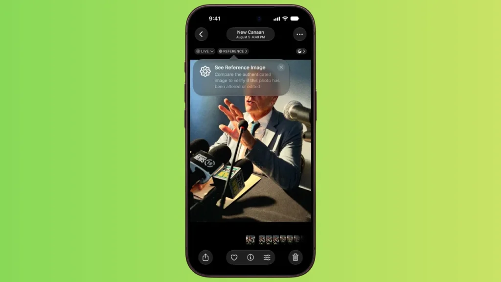 Apple creates a way for to conclusively proof if a photo is real or if it's AI-generated