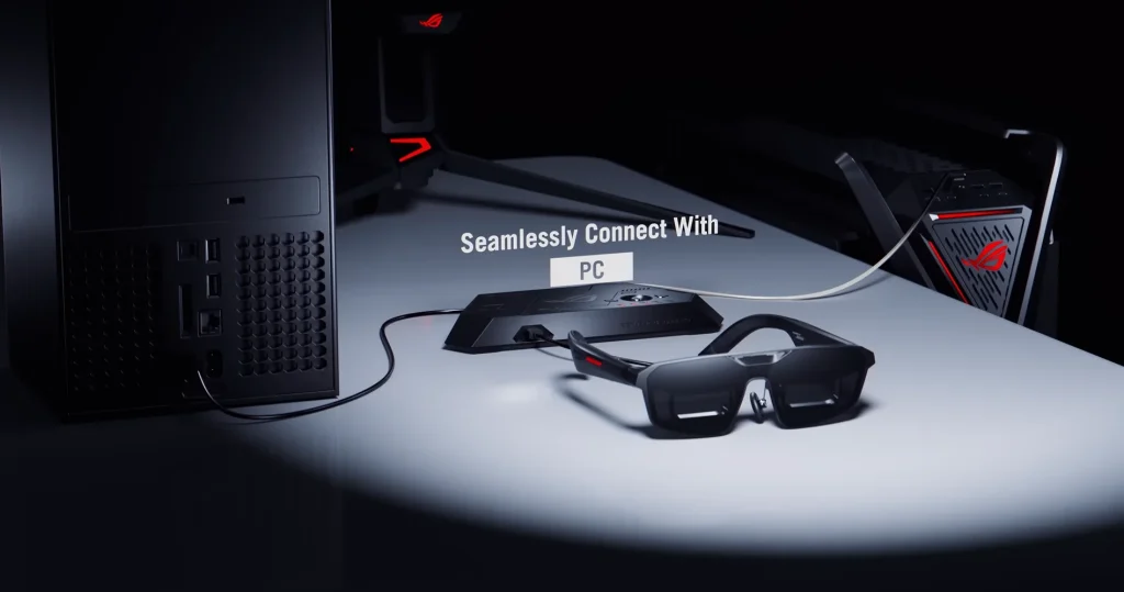 Asus creates world's first 240Hz gaming glasses that bring a 171-inch screen directly to your eyes