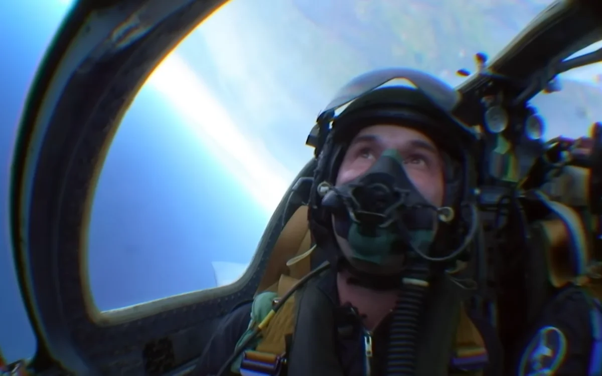 flying-beyond-earths-atmosphere-in-vintage-fighter-jet