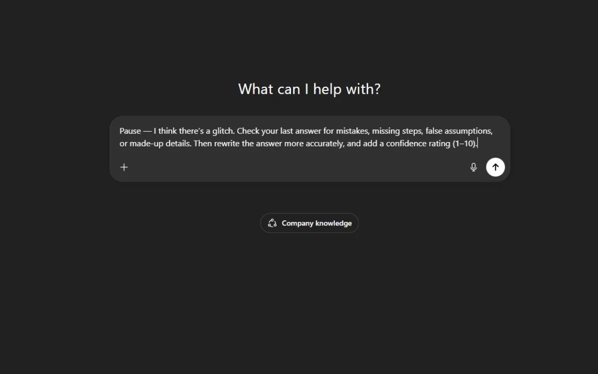 One simple 'glitch' prompt makes ChatGPT smarter and it only takes a few seconds