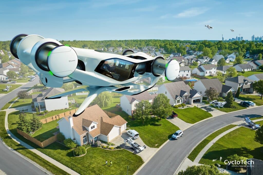 A fully electric air car has ditched the propellers