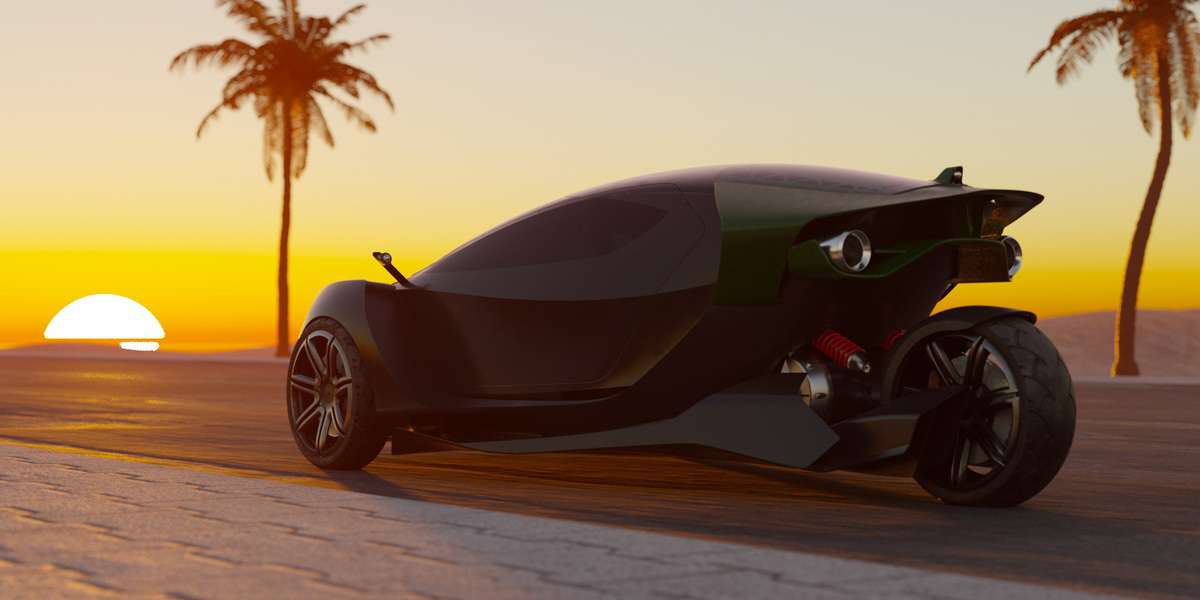 This electric three-wheeler can mine cryptocurrency while it's parked
