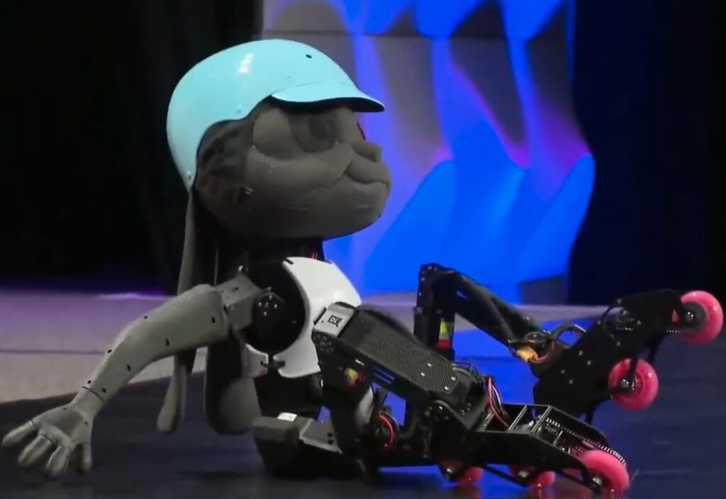 Disney robot - roller skating bunny