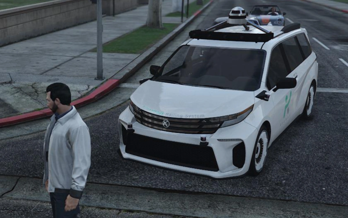 Driverless cars roam the city in GTA V for the first time as Rockstar mimics Waymo