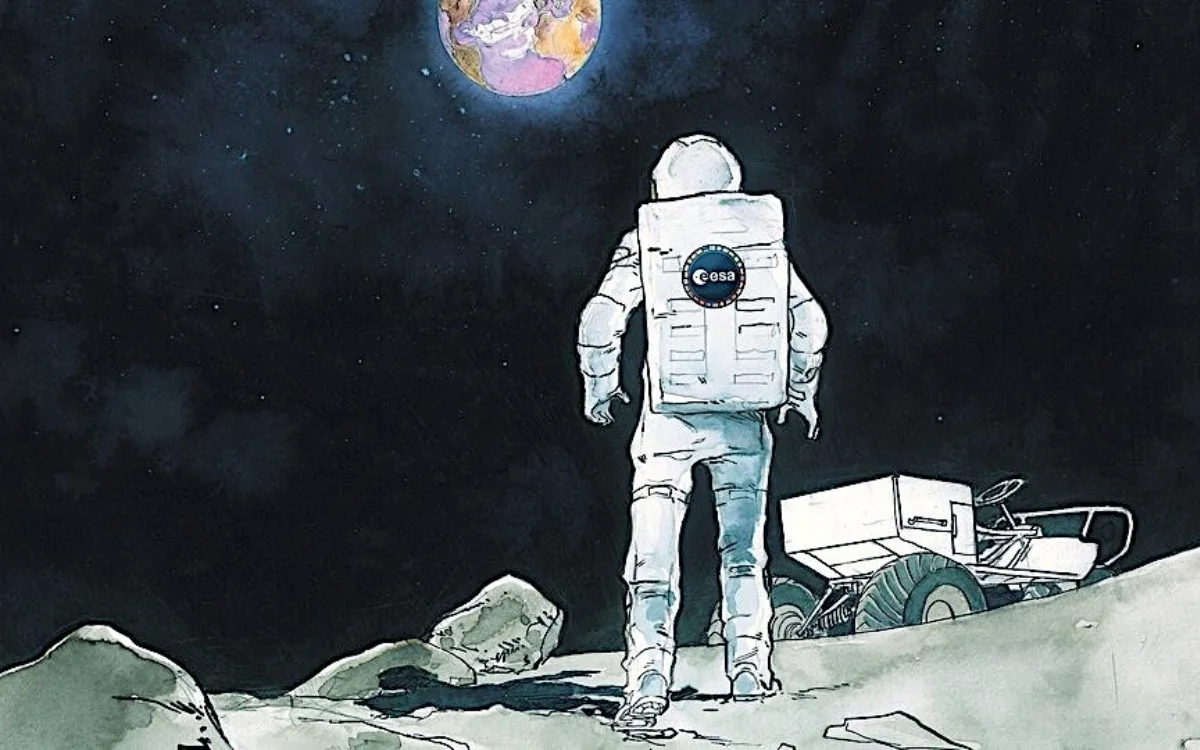 Europe just landed its first lunar lander on a fake Moon in Germany to prep for the real thing