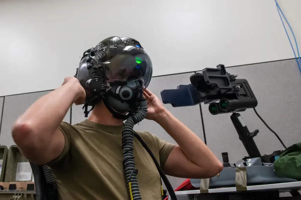 Expensive Lockheed Martin F-35 helmets 