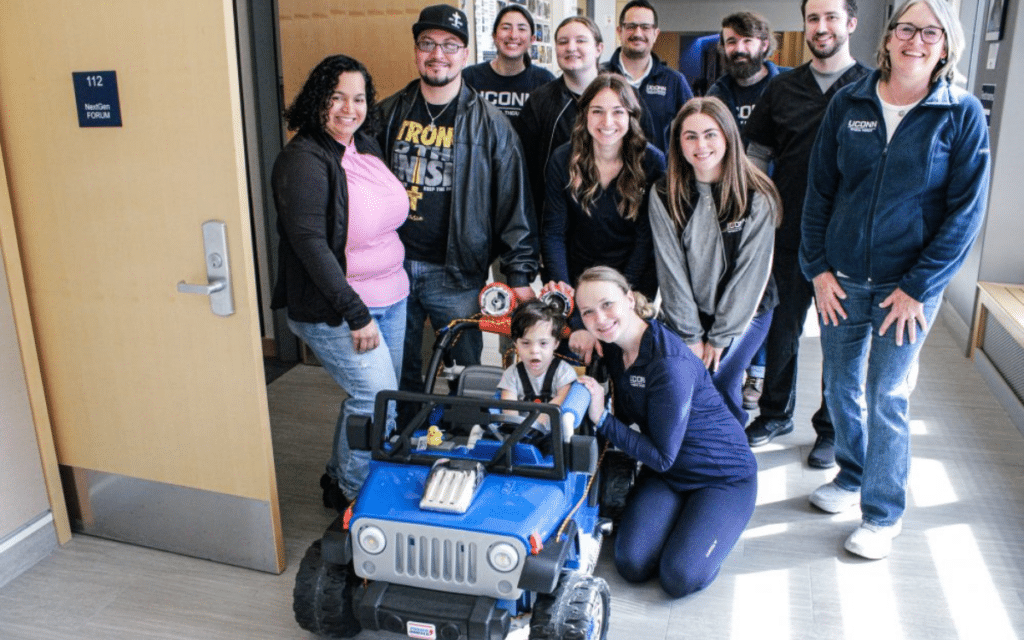 The University of Connecticut modifies toy cars for children with disabilities