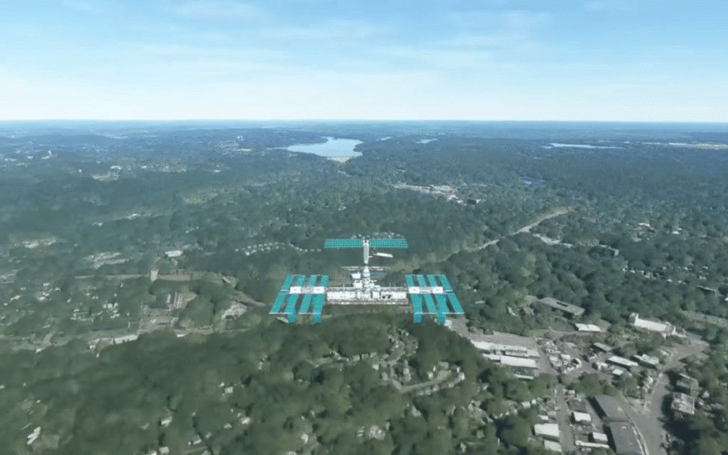Unbelievable simulation showing the speed of the International Space Station leaves people stunned