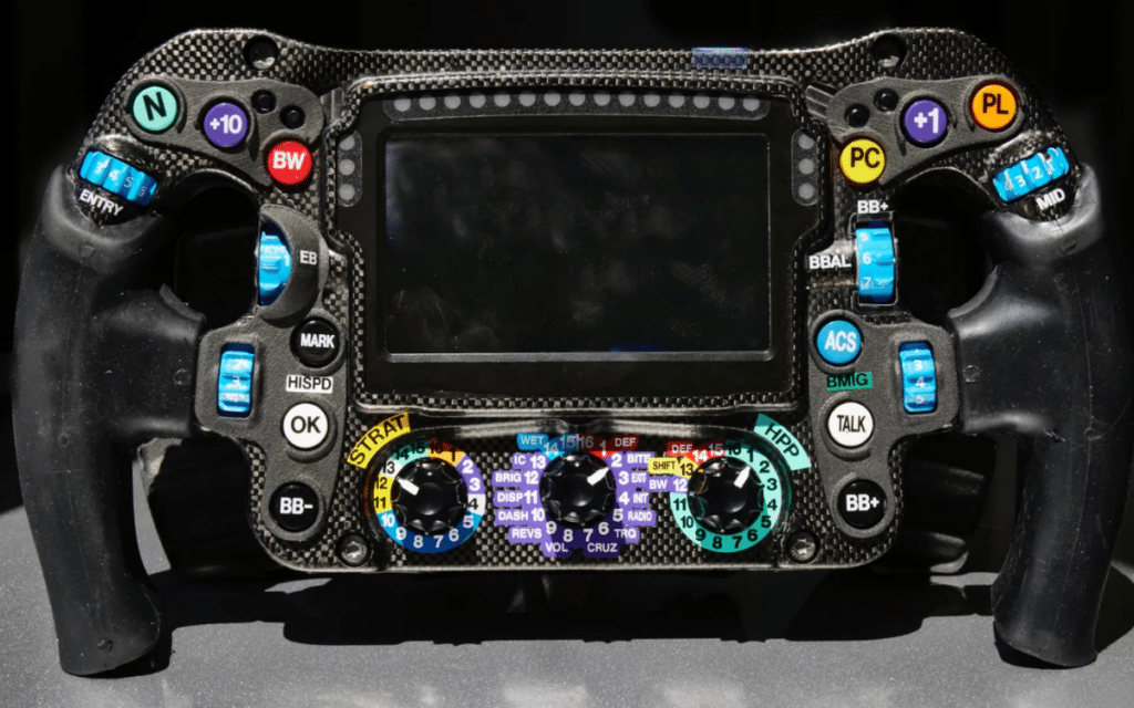 An explanation of what everything does on an F1 steering wheel shows how much drivers have to do