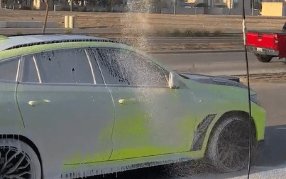 Someone created an unbelievably futuristic way to clean your car without getting your hands dirty