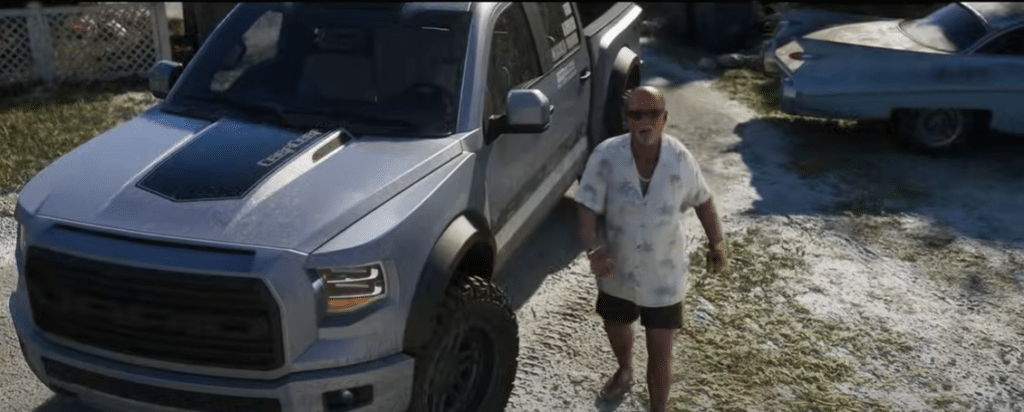 GTA VI features incredible reimagining of existing cars, such as this "Vapid" Ford Raptor.