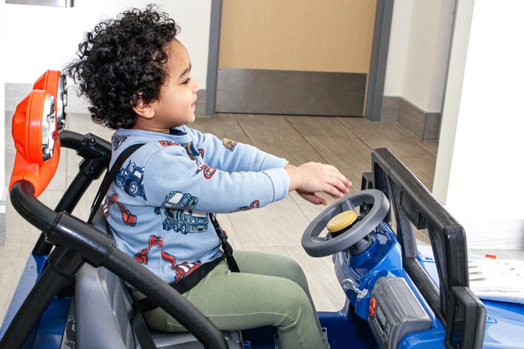 The University of Connecticut modifies toy cars for children with disabilities