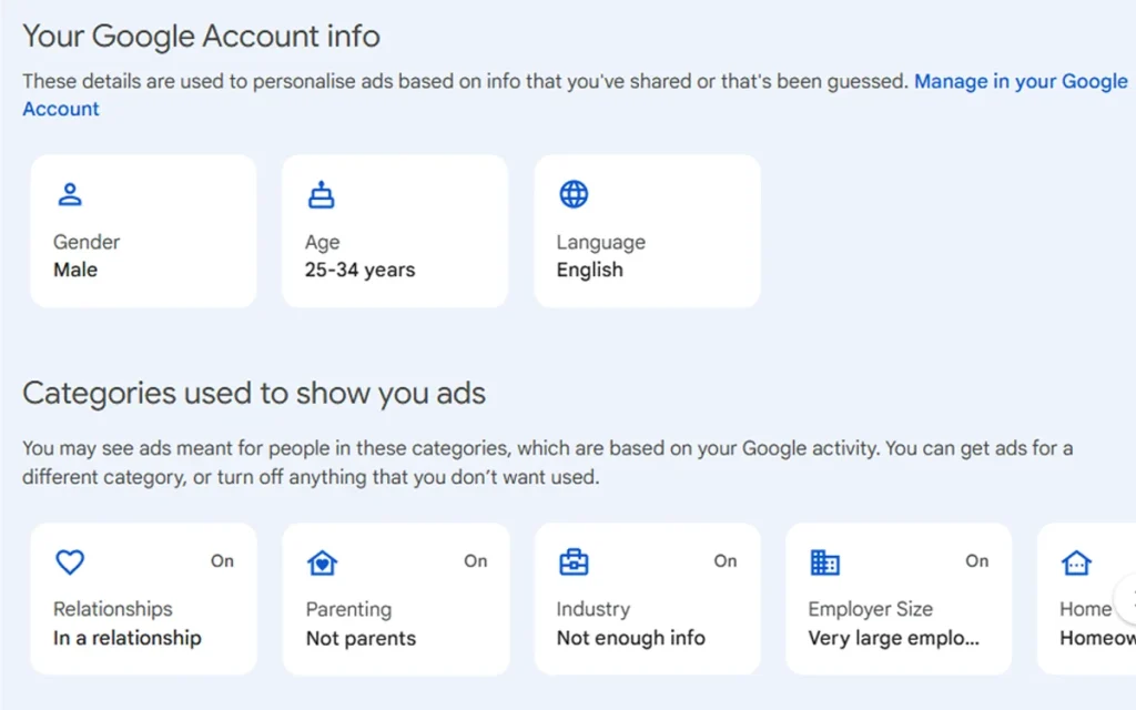 One tech-savvy woman has taken to TikTok to share a clever hack to reveal everything that Google knows about you to spit out its personalized ads