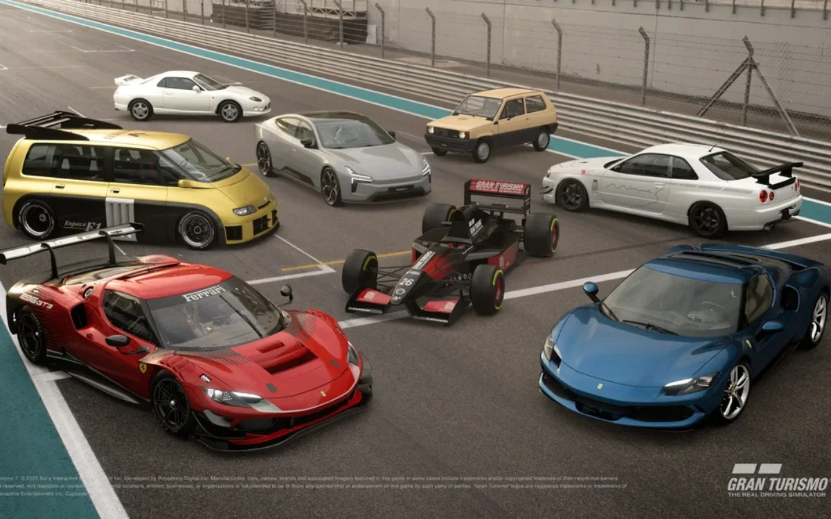 You can now race a Fiat Panda and a Renault Espace F1 minivan in the huge new Gran Turismo 7 update