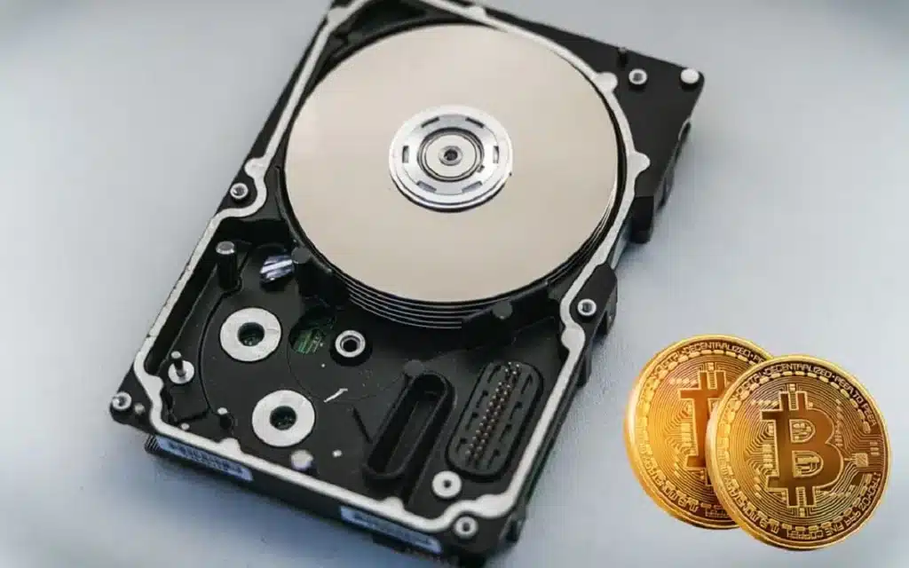 He hopes to find the hard drive and Bitcoin digital fortune