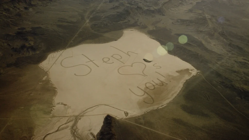 Hyundai used 11 cars in Nevada desert to send a heartwarming message from daughter to her father on the International Space Station