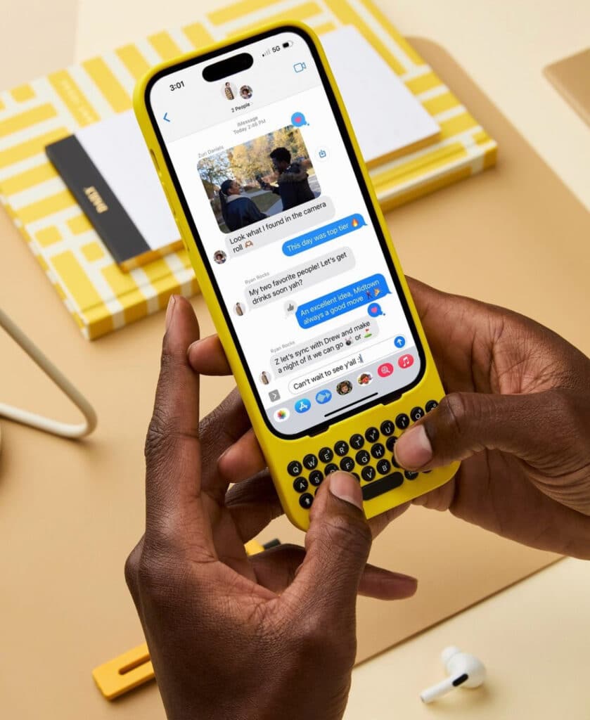iPhone keyboard by clicks