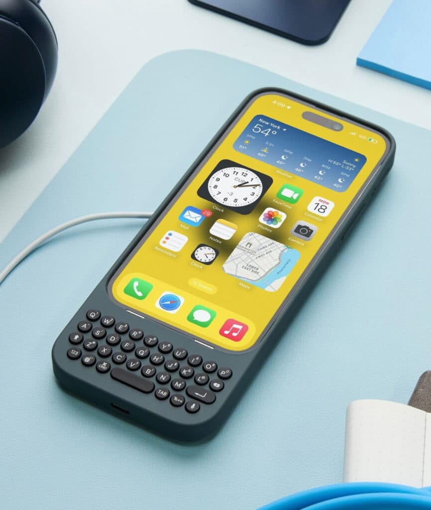 iPhone keyboard by clicks