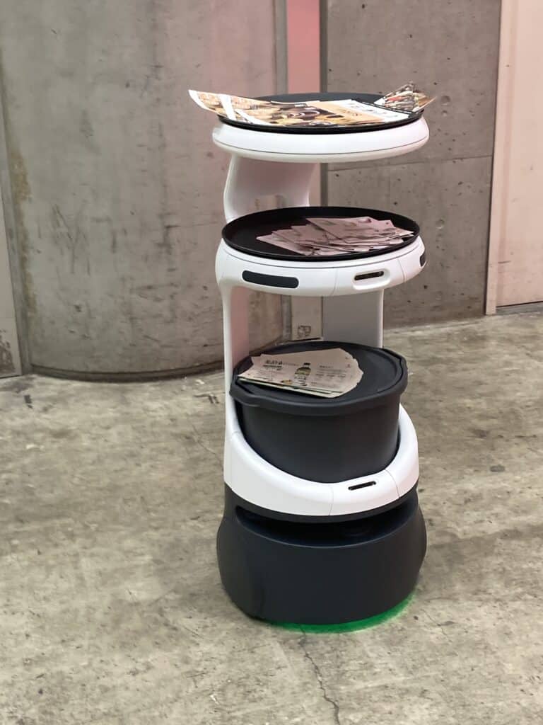 SoftBank Robotics' Servi at Japan Mobility Show
