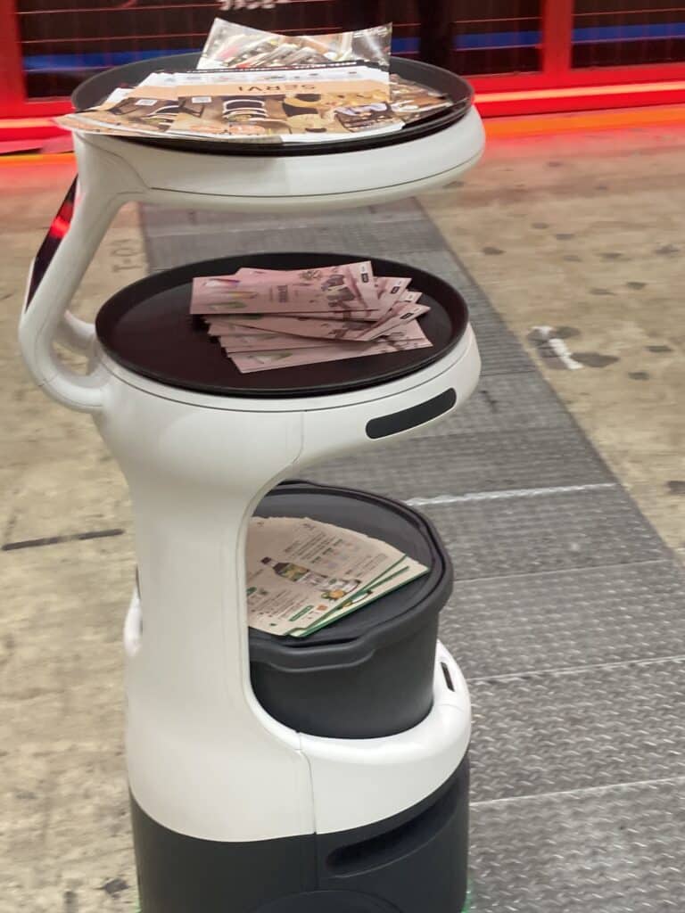 SoftBank Robotics' Servi at Japan Mobility Show