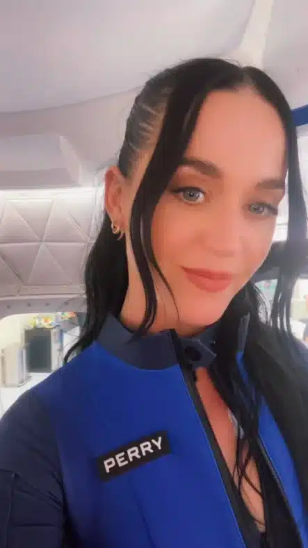 Katy Perry was taking last-minute astronaut lessons just before heading into space