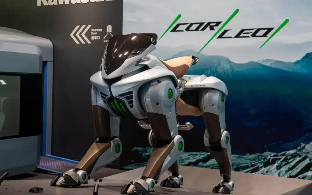 Kawasaki robot dog hydrogen Japan