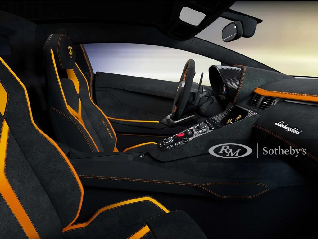 Lamborghini Aventador Ultimate designed by Steve Aoki, interior
