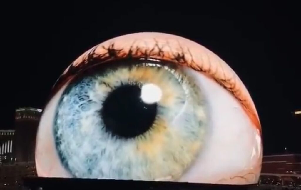 MSG Sphere in Las Vegas eyeball
