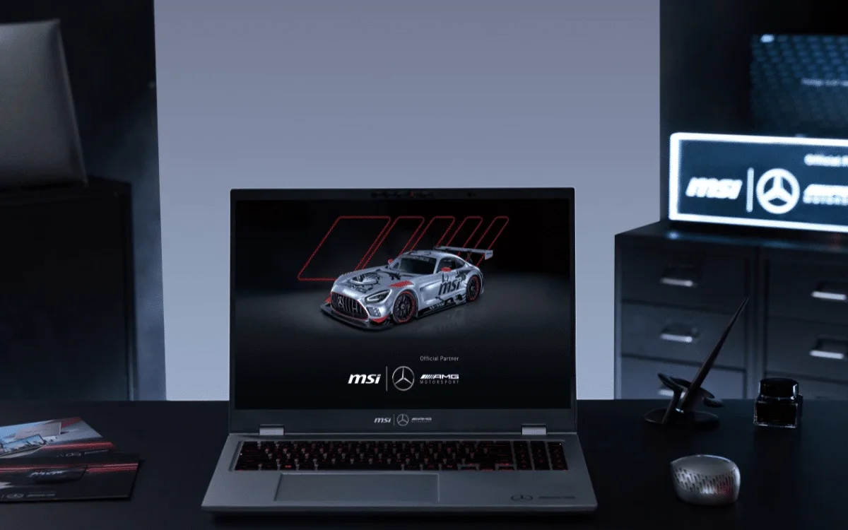 Mercedes joins the gaming race in collaboration with MSI with an F1-engineered laptop built for speed