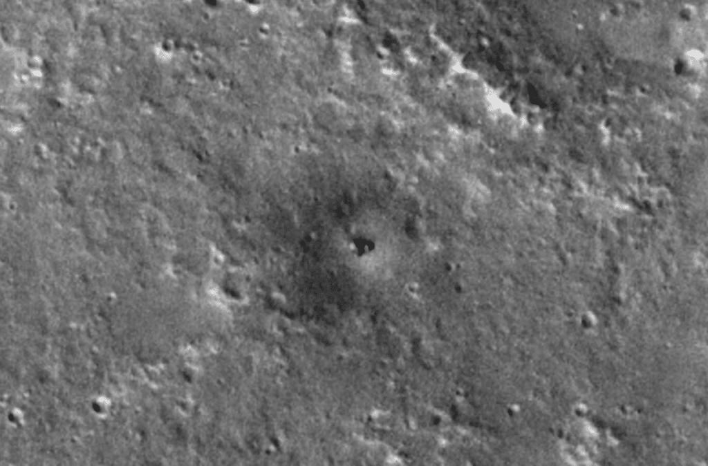 A robot on the surface of Mars
