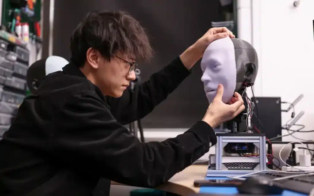 Meet Emo the robot who copies facial expressions