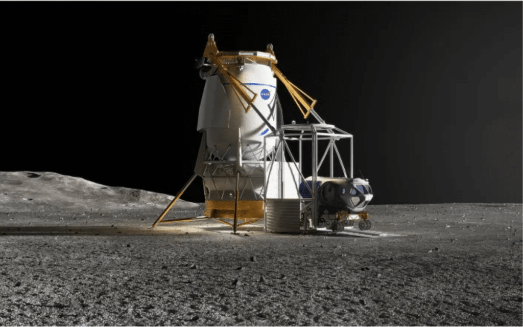NASA is tasking SpaceX and Blue Origin with delivering its heavy cargo to the moon