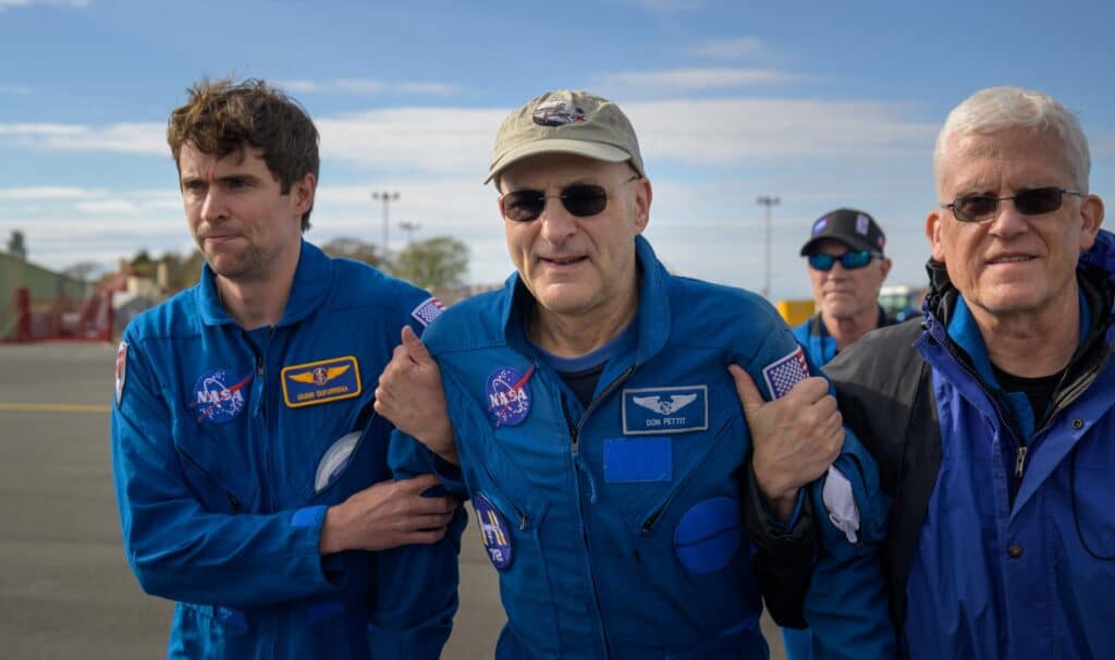 NASA's oldest astronaut has just celebrated his 70th birthday twice, once in space, once on Earth