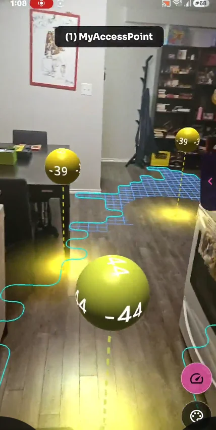 Developer has built an app that lets you see your WiFi signal in the air using AR technology