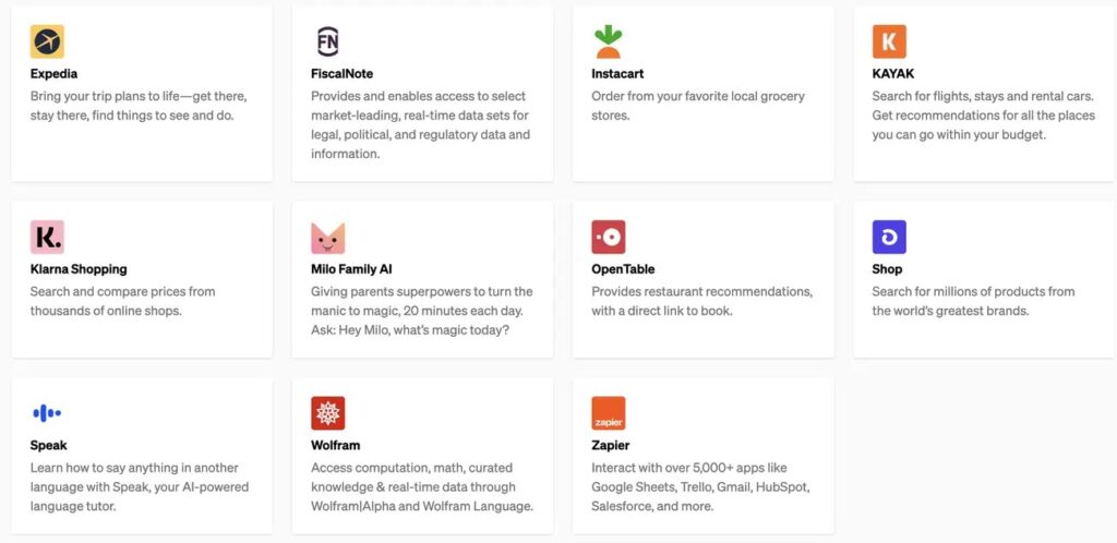 OpenAI ChatGPT plug-ins