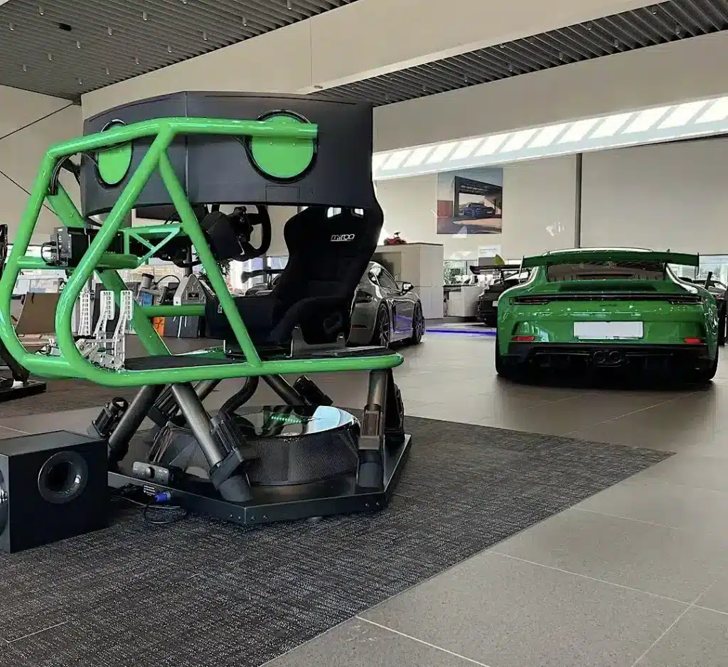 Pro-racers say $50K racing simulator feels 90% real