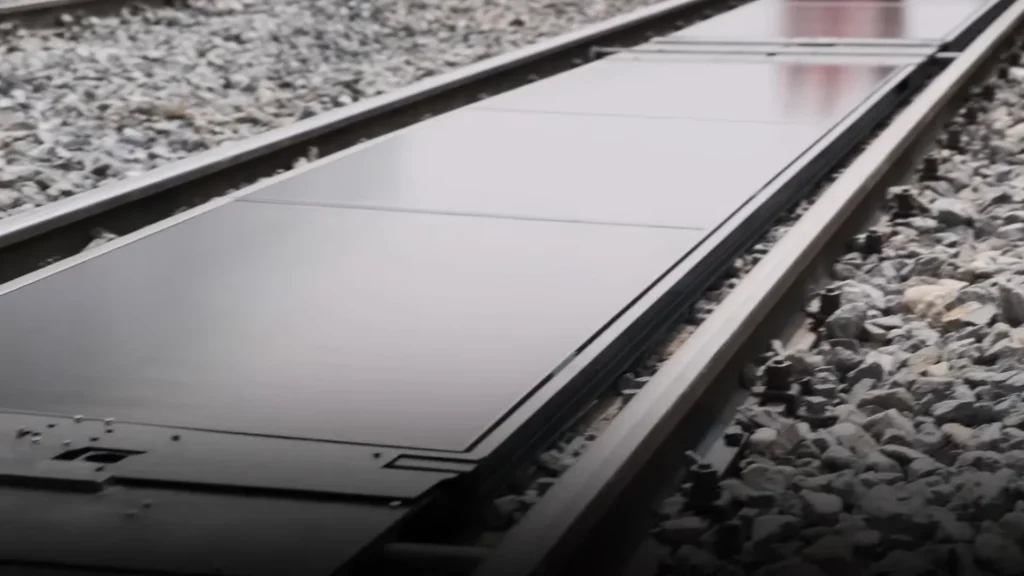 Switzerland is installing solar panels in the unused space between train tracks to try and boost its renewable energy