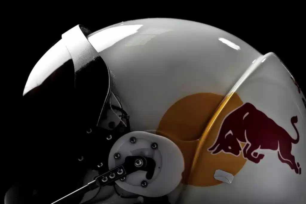 Felix Baumgartner Red Bull Stratos helmet