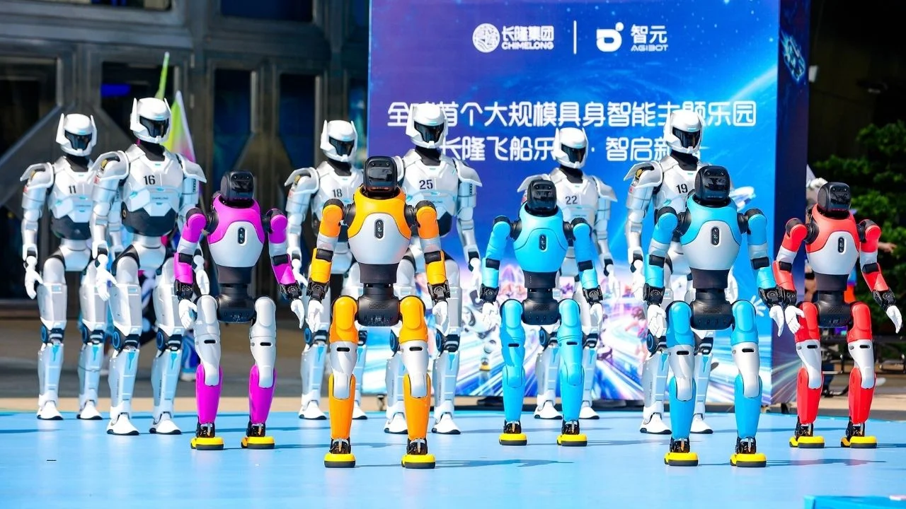 World's first large-scale robot theme park debuts in China with hundreds of humanoid machines