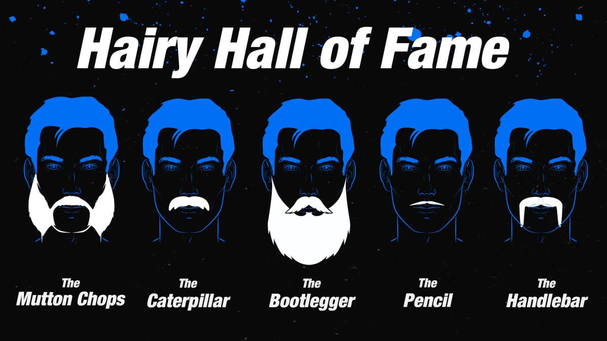 The hairy hall of fame: From the caterpillar to mutton chops