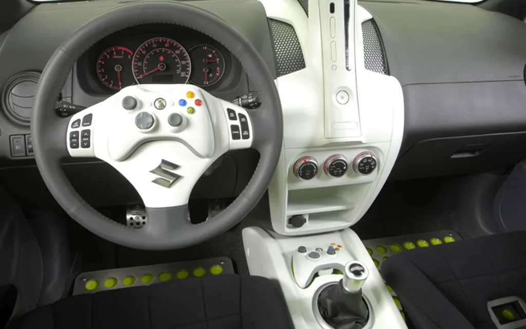 This Suzuki and Microsoft lovechild called the SXBox car is the best portable console ever made, taking on-the-go gaming to new levels
