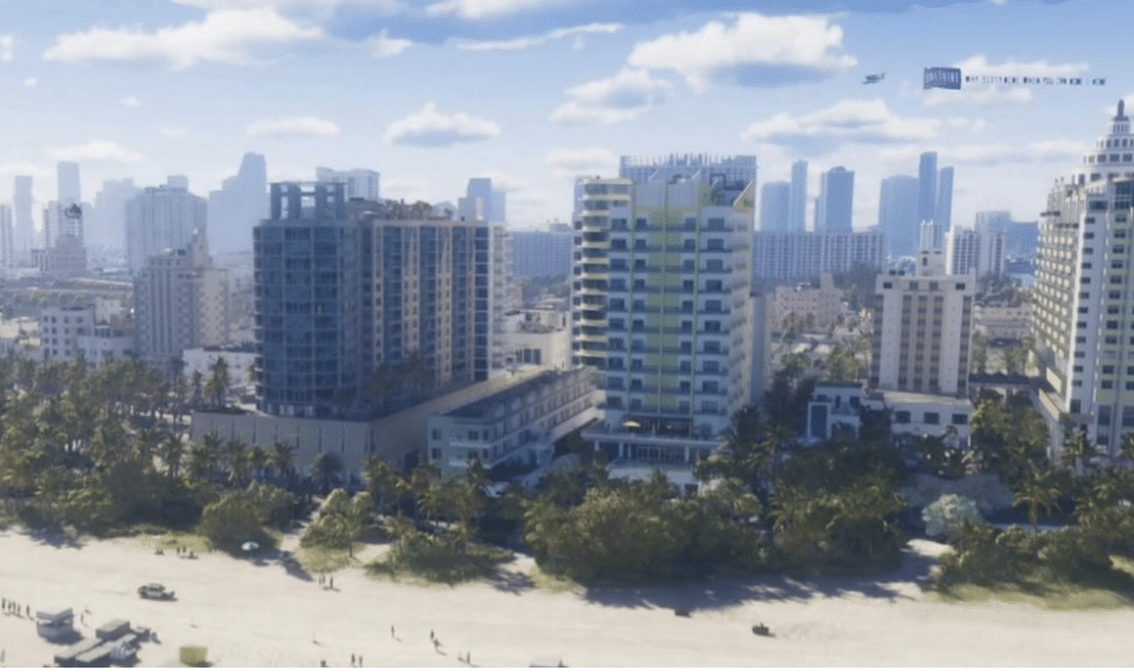Drone shot of South Beach shows just how accurate GTA VI is